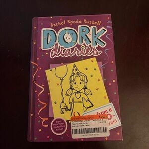 Purple Hardcover Book with Cartoon Design